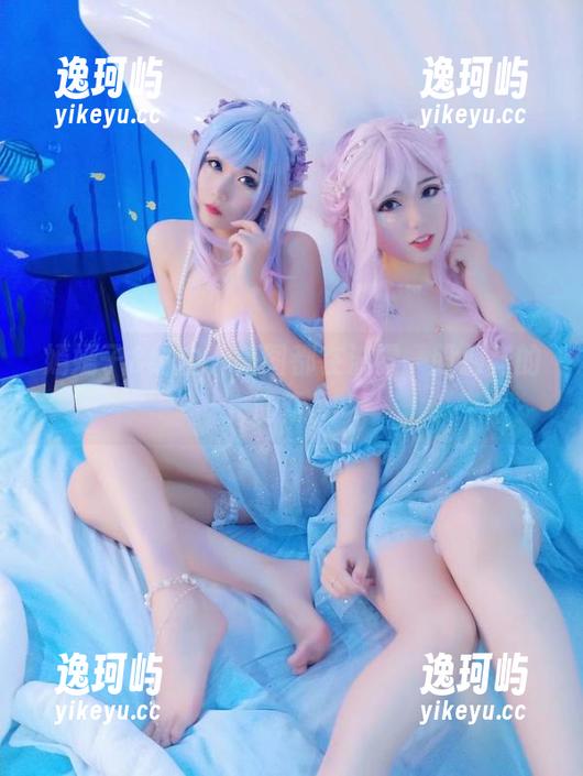 嫣嫣子&纯白，美图都在流露一股别样的清新。