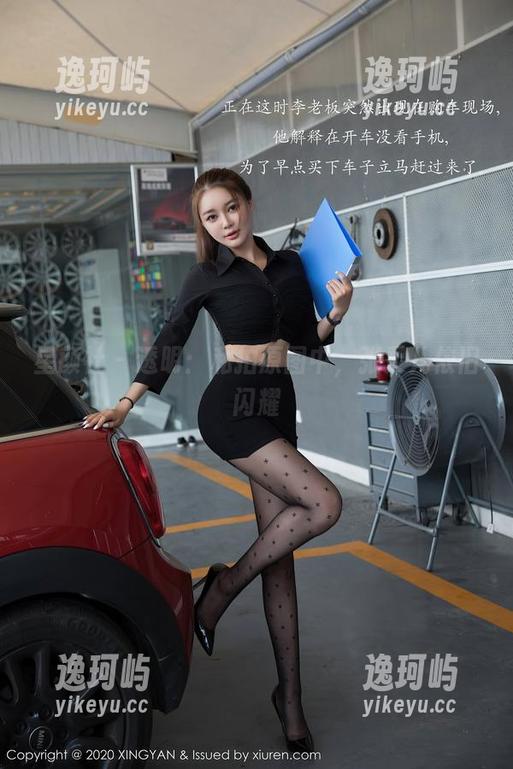星颜社 - 透明：私拍原图中，张灵儿依旧闪耀